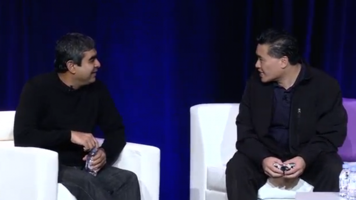 Screen Shot 2014-06-12 at 4.05.13 AM Ray Wang and Vishal Sikka at Constellation's Connected Enterprise