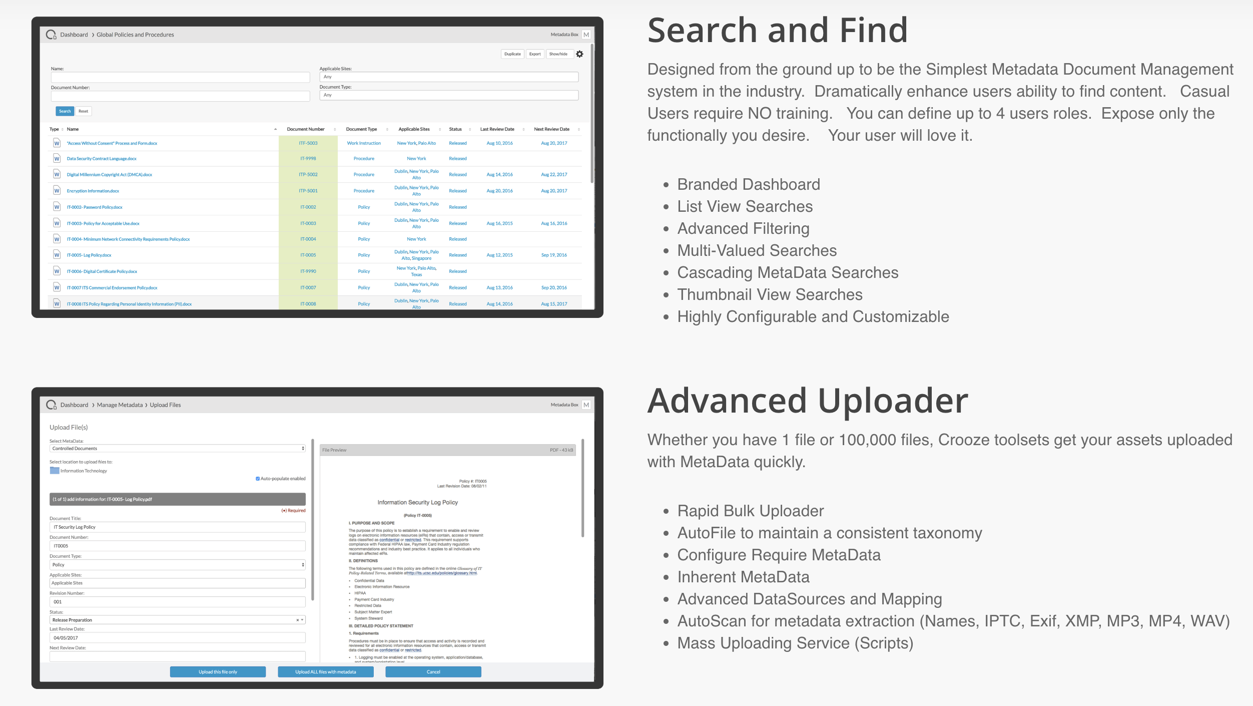 Crooze's Enterprise Features for Box