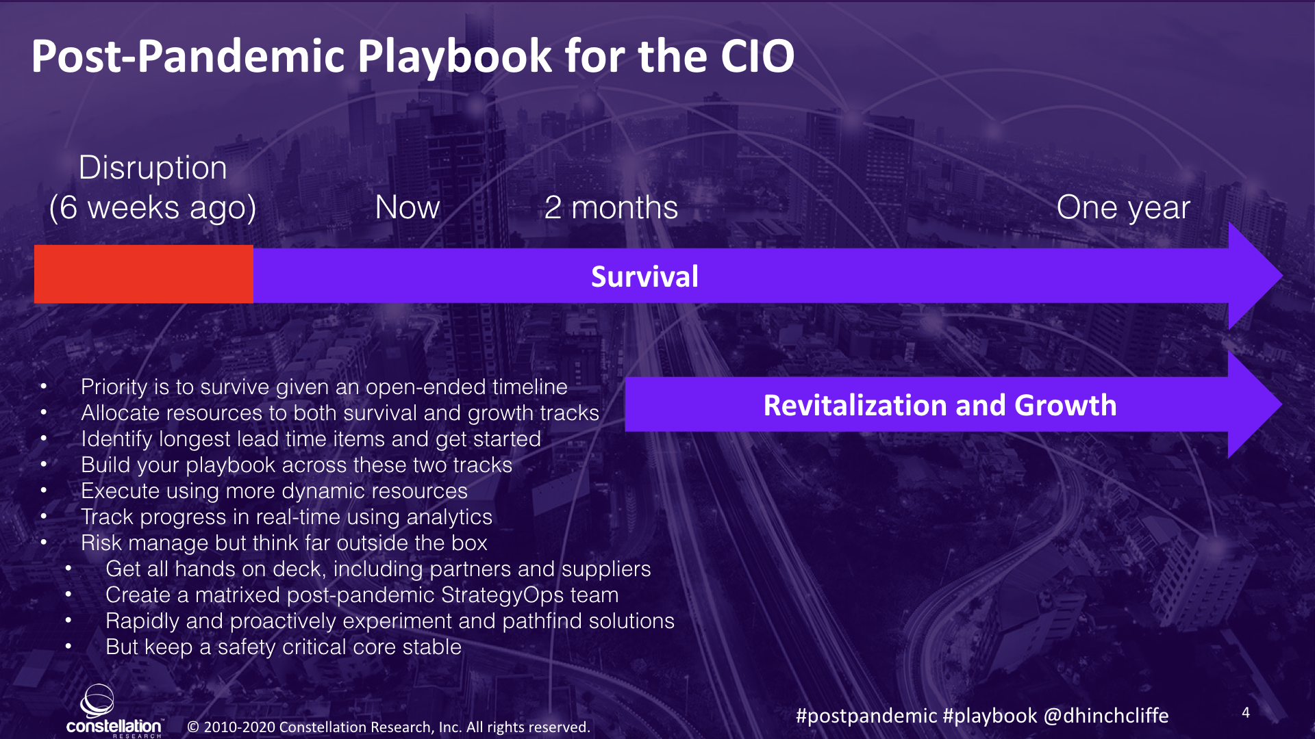 The CIO Must Divide Time Between Survive and Thrive During and Post-Pandemic