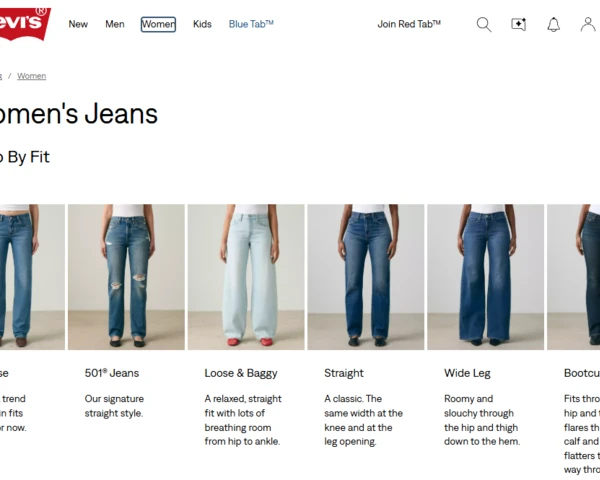 Levi's loose jean pivot helped by real-time data