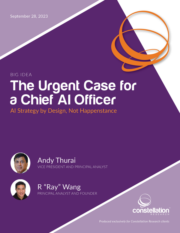 Media Name: @rwang0 @andythurai 20230928 CR A Thurai R Wang Big Idea The Urgent Case for a Chief AI Officer Front Page.png